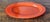 Mid-Century Modern Vintage 1940s Mid Century Modern Tangerine Orange Glass Oval Platter Tray For Sale - Image 3 of 4