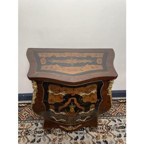 Louis XV Style Bombe Chest of Drawers For Sale - Image 3 of 7