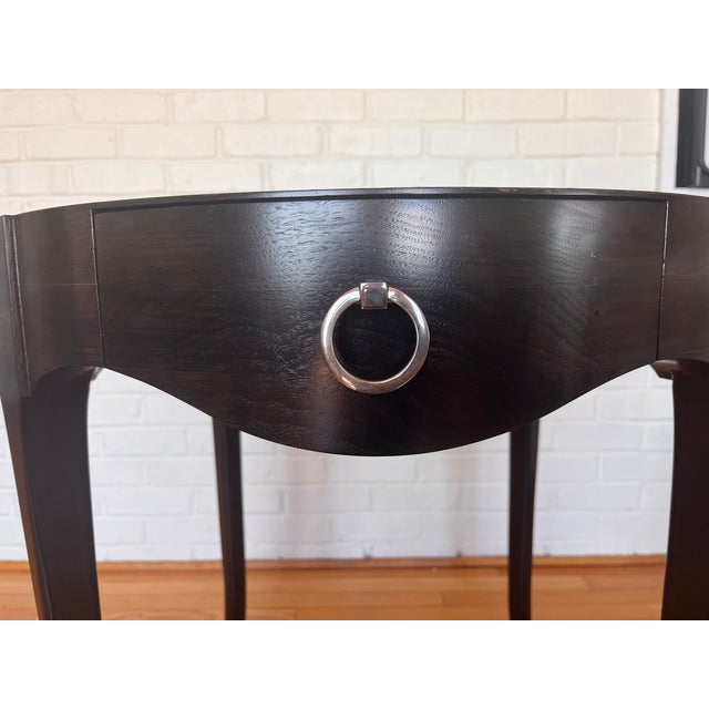 Walnut Barry Accent Table From the Madeline Stuart Collection For Sale - Image 9 of 14