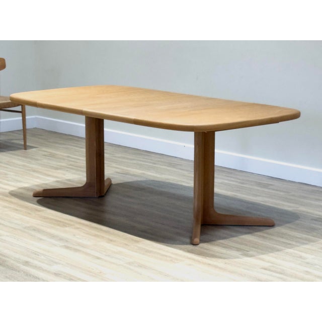 Danish Double Extending Oak Dining Table from Skovby, 1960s For Sale - Image 9 of 18
