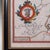 Red Antique Map of Breconshire, English, Framed, John Speed, Dual Sided, Circa 1627 For Sale - Image 8 of 12