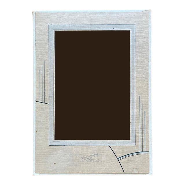 Vintage Venus Studio Art Deco Leatherette Picture Frame For Sale