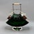 Emerald Green Cut Glass Biscuit Barrel from James Deakin & Sons, 1920 For Sale - Image 6 of 18