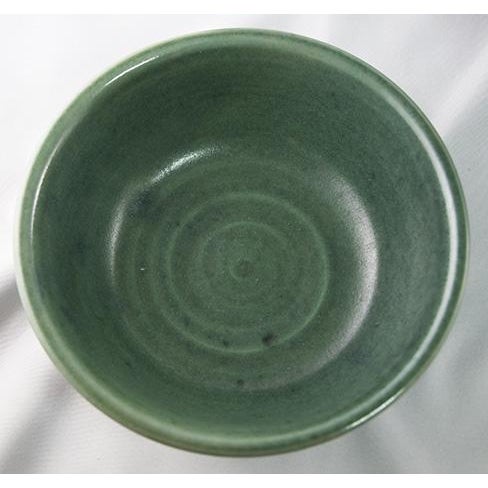 Green Earthenware Mixing Bowls- Set of 4 For Sale - Image 4 of 12