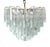 Camer Glass Mid-Century Modern Round Camer Chandelier For Sale - Image 4 of 9