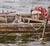 Leon Moran—Elegant Figures Fishing on the Water-19th-Century American Romantic Oil Painting For Sale In Los Angeles - Image 6 of 14