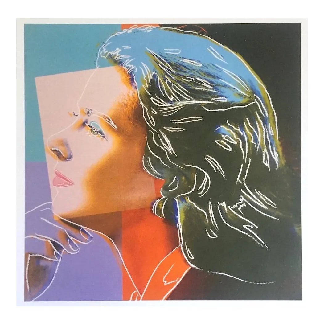 Andy Warhol Estate Vintage 1989 Pop Art Lithograph Print 