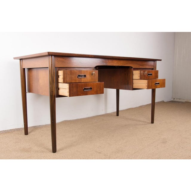 Arne Vodder Rosewood Desk by Arne Vodder for Sibast, 1960s For Sale - Image 4 of 18