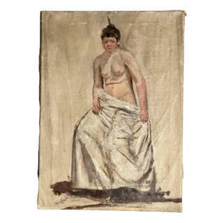 Frederic Van Der Linden, 1890s, Oil on Canvas For Sale