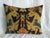 beautifully preserved Uzbek silk ikat pillow fashioned from a rare 19th century textile fragment. The design showcases a...