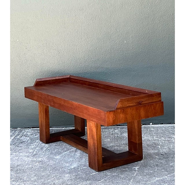 Vintage Plank Wood Coffee Table For Sale - Image 12 of 12