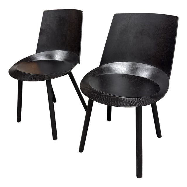 Stefan Diez for E15 Ch04 Houdini Side Chairs, Pair For Sale