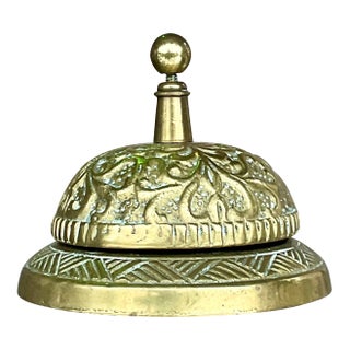 Vintage Bobo Cast Brass Counter Bell For Sale