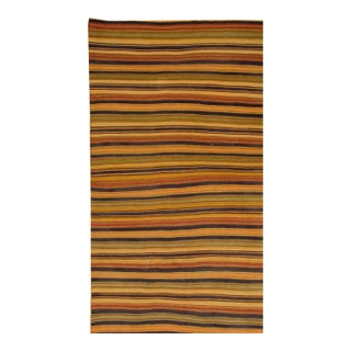 Vintage Turkish Kilim, Handwoven 5ft 7in X 10ft 8in For Sale