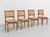 Mid-Century Modern Set of 4 Danish Modern Teak Dining Chairs| Mid Century Scandinavian Chairs, 1960s For Sale - Image 3 of 14