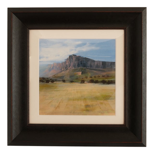 Agostino Cancogni, Montagne, 2000, Oil on Wood Panel For Sale