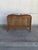 Beautiful vintage Danish modern magazine rack crafted in oak with woven cane panels and elegant sculptural lines...