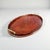 Antique English Oval Satinwood Butler's Serving Tray in Mahogany with Brass Handles, 1900s For Sale - Image 15 of 15