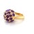 Late 20th Century Pomellato Amethyst 18k Rose Gold Harem Cocktail Ring - Size 6.5 For Sale - Image 5 of 12