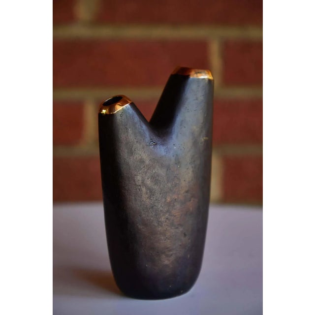 Carl Auböck Model #3794-2 'Aorta' Brass Vase For Sale - Image 9 of 11