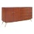 1960s Mid-Century Modern Walnut and Brass Credenza by R-Way For Sale