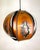 Slice / Flame Cut Copper Pendant Lamp by Svend Aage Holm Sørensen, Denmark, 1960s For Sale - Image 9 of 11