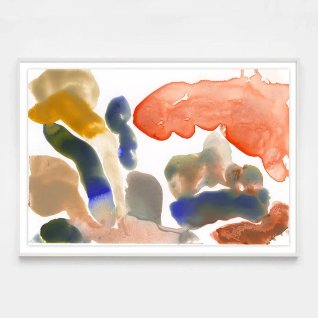 Mid-Century Modern "Alchemy" Colorful Organic Abstract Pigment Print - 30" X 20" For Sale - Image 3 of 5