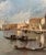 View of Venice with the Basilica of Santa Maria Della Salute, Oil on Canvas, 19th Century, Framed For Sale - Image 9 of 12