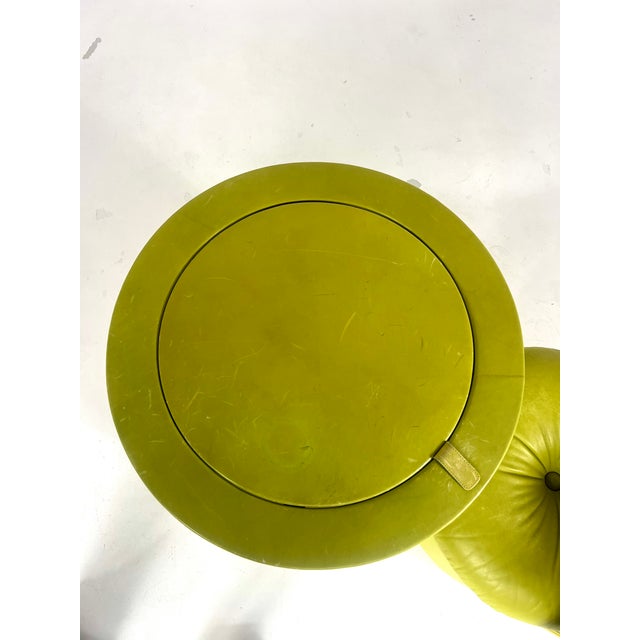 Lime Dilly Dally Vanity by Luigi Massoni for Poltrona Frau, 1968 For Sale - Image 8 of 15