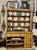 Brown Antique English Pine Stepback Hutch For Sale - Image 8 of 12