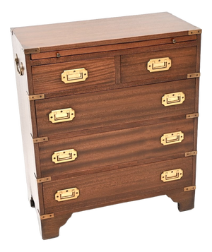 Antique Military Campaign Chest of Drawers, 1930