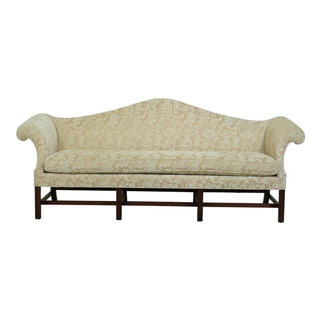 Kittinger Historic Newport Mahogany Camelback Sofa Chairish