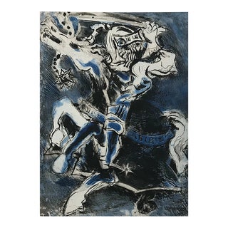 1976 Edouard Pignon Original Engraving Chevaliers No. 3 For Sale