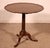 Elegant 19th-century English mahogany side table with a superb carved top Rare side table with a beautiful, single-piece...