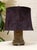 Vintage Ornate Table Lamps With Velvet Shades - Pair For Sale In Los Angeles - Image 6 of 6