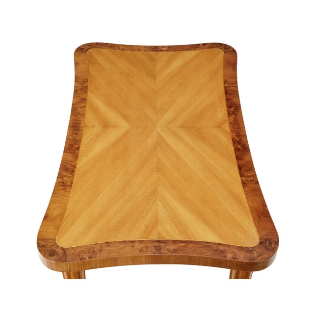 Mid 20th Century Scandinavian Birch Shaped Coffee Table, 1950s For Sale - Image 4 of 7