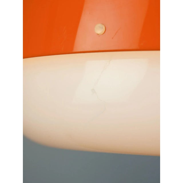 Rare Large Medusa Pendant Lamp in Orange from Guzzini, 1970s For Sale - Image 18 of 18