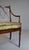 Mahogany Sheraton Style Caned Settee With Floral Silk Cushion, 1990s For Sale - Image 12 of 14
