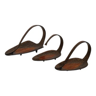 Maitland Smith Tribal Resin Bowls, Set of 3 For Sale