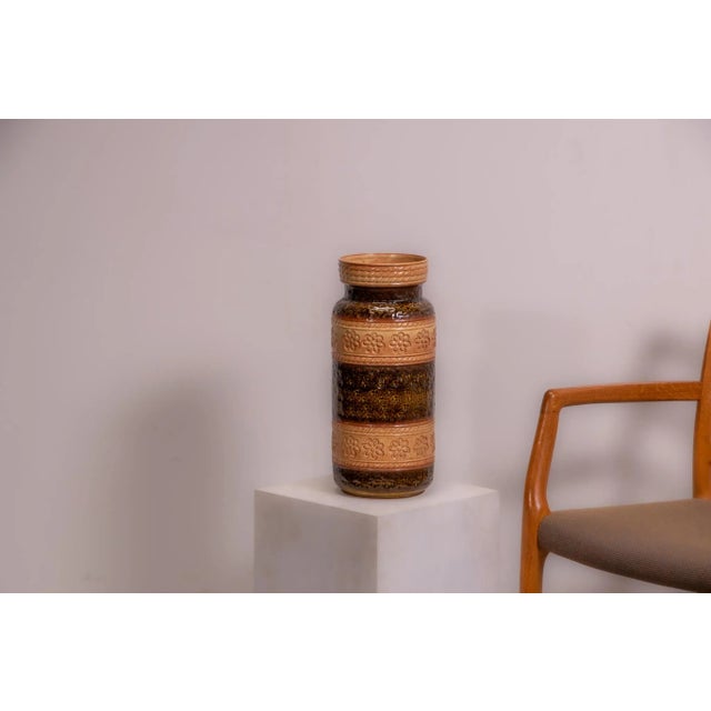 Large West German 660 40 Fat Lava Vase by Bay Keramik, 1970 For Sale - Image 4 of 6