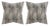 Transitional Stereo Stone 22x22 Pillow, A Pair For Sale - Image 3 of 3