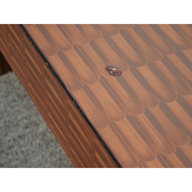 Vintage Mid Century Modern Baker Brown Bench ~ Barbara Barry Collection For Sale - Image 12 of 13