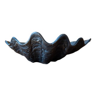 Vintage Iron Shell Dish For Sale