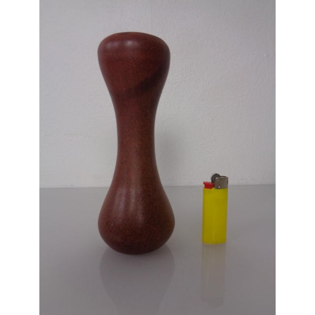 Minimalist studio ceramic vase by Trude Bilstein from the 1960s. This piece has an attribution mark, I am sure that it is...