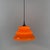 Attribution & Design: Based on its distinctive shape, high-quality glass, and color, this lamp is attributed to the...