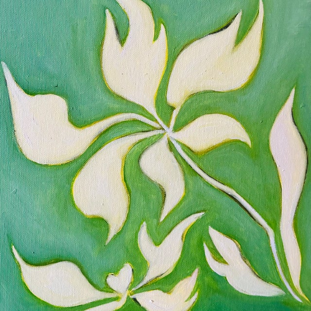 Artist: Tatiana Duperault Medium: Original oil paint Artwork Size: 13" W × 13" H Orientation: Square Frame: Decorative...