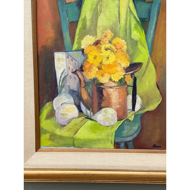 Vintage Framed Still Life Painting For Sale - Image 9 of 18