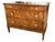 Neoclassical commode handmade in Italy in the early 1800s or late 1700s using fruit wood and decorated with walnut veneer...
