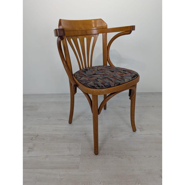 Ton Chair with Curved Armrests, 1960s For Sale - Image 13 of 13
