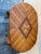 Antique Carved Walnut Accent Table / Side End Table. Featuring Wavy, Marquetry Inlaid Top and Cabroile Legs For Sale - Image 4 of 9